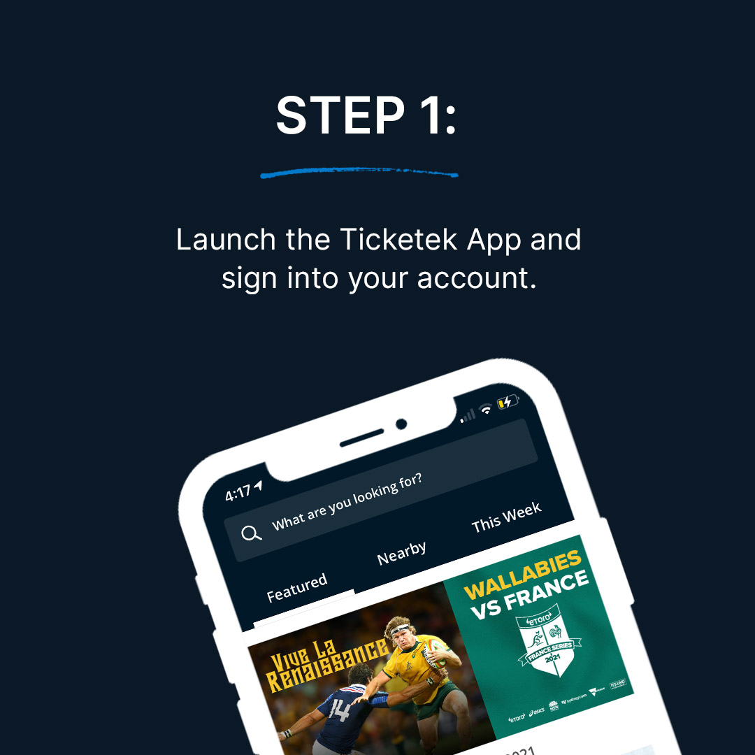 Mobile Ticketing Instructions